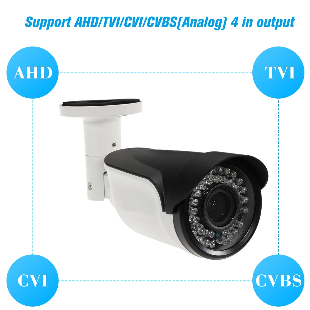 5MP AHD 2 8 ~ 12 мм ручной зум объектив с переменным фокусным расстоянием IR Bullet CCTV