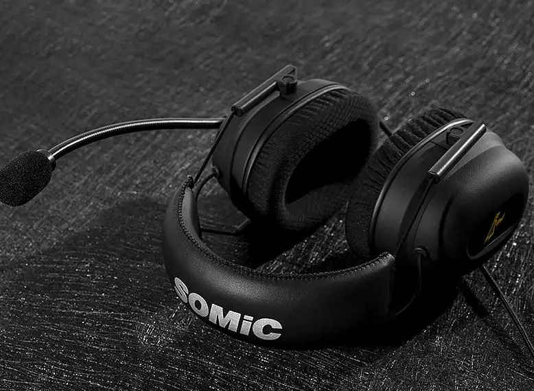 Наушники SOMIC G936N 7 1 Virtual Surround USB для геймеров профессиональные наушники DJ монитора