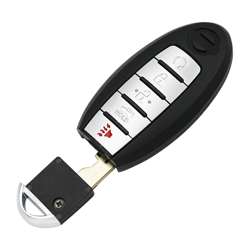 5 пуговицы smart remote key 4+ 1 кнопка FSK 433 МГц PCF7952LTT чип для Nissan Patrol с аварийным ключом