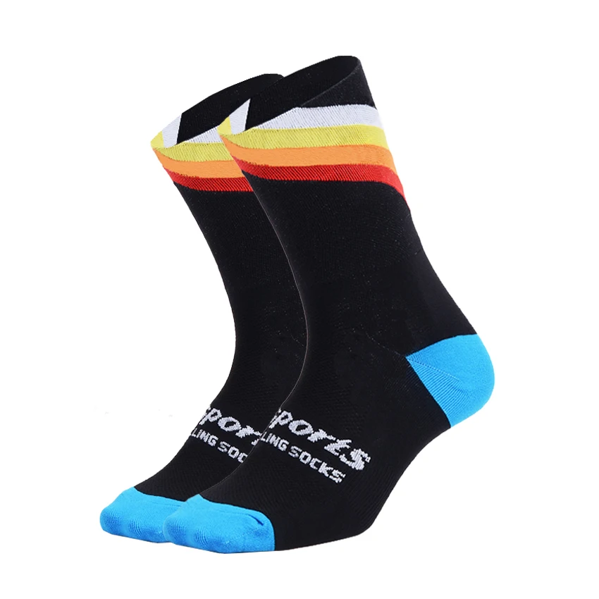 DH спортивные новые профессиональные велосипедные носки для мужчин и женщин на открытом воздухе дорожный велосипед велосипедные носки брендовые Компрессионные спортивные носки для бега