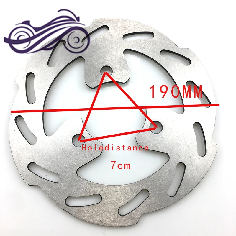 Мотоцикл тормозной насос тормозной диск 7 см Тормозная Пластина модификация для Honda DIO ZX50AF18AF27AF28AF34 AF35