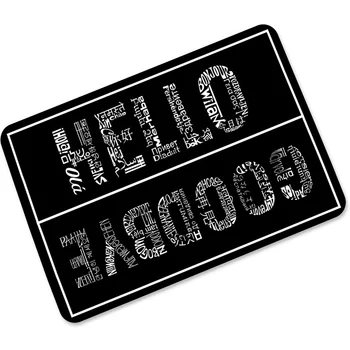 

Customized Hello Goodbye Letters Entrance Welcome Mats Funny Doormats Hallway Doorway Bathroom Rugs Floor Mats and Carpet tapis