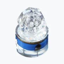 Глубинный светодиодный светильник для подводной ловли кальмаров, приманки, алмазные лампы глубокого падения, основной цвет: синий