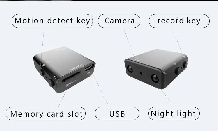 Camsoy мини камера ночного видения беспроводной Wi-Fi IP инфракрасное слежение видео HD 1080 P DV DVR видеокамера безопасности Детский монитор