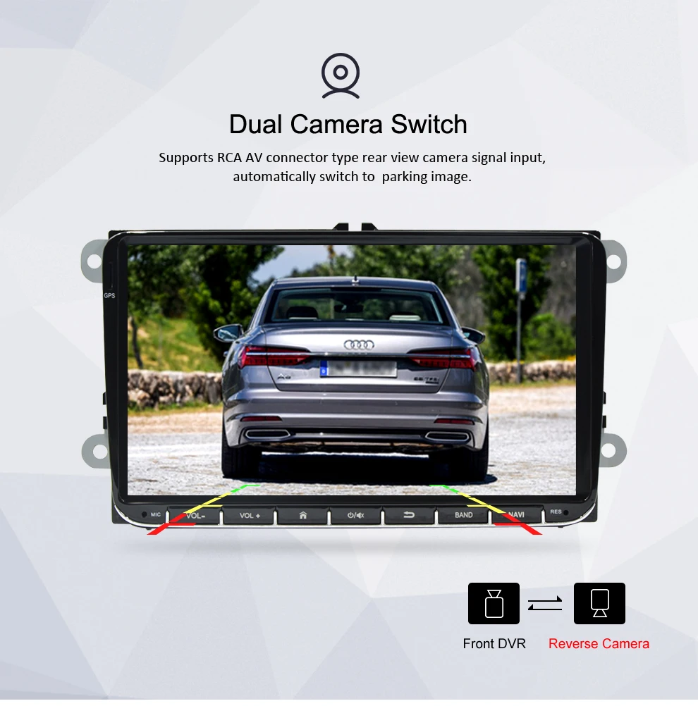 Discount IPS Screen 1Din For Volkswagen Polo Golf Passat Eos Rabbit Scirocco Tiguan Jetta Altea Leon Toledo Fabia Yeti 8