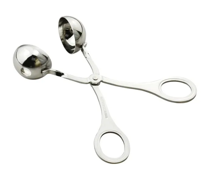 

1PC Rice-meat dumplings making device of high-grade stainless steel clamp mold DIY Shrimp balls float Rice-meat dumpling LB 097