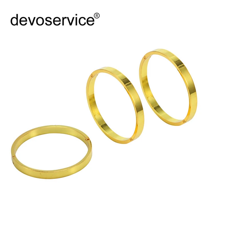 

New Thicken Metal Gold Color Loose Leaf Book Binder Hinged Ring Binding Rings Nickel Desk Calendar Circle For Card Key Supplies