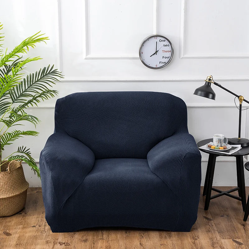 buy Sofa Cover Universal Knit Padded Sofa Single and Double Three person All inclusive Full Cover PAK55