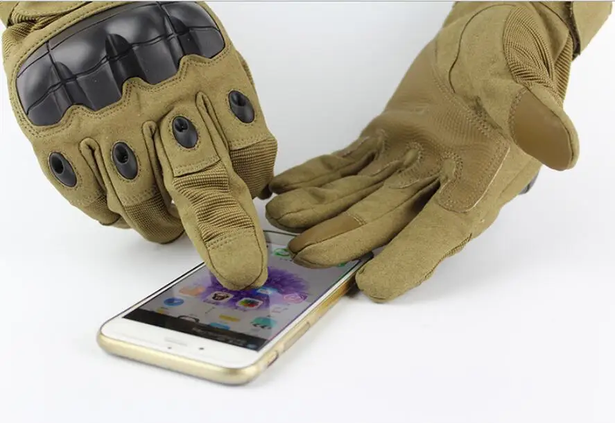 Уличные тактические перчатки с сенсорным экраном, альпинистские перчатки для боевой тренировки, противоскользящие перчатки с полными пальцами