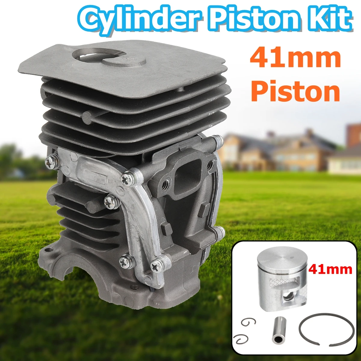 

41mm Cylinder Piston Pin Ring Assembly Kit for Husqvarna 435 435E 440 440E Chainsaw