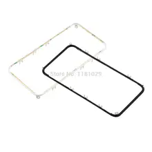 Top Quality 50pcs/lot white black Lcd & touch screen frame front bezel supporting bracket with 3M adhesive tape for iPhone 4S