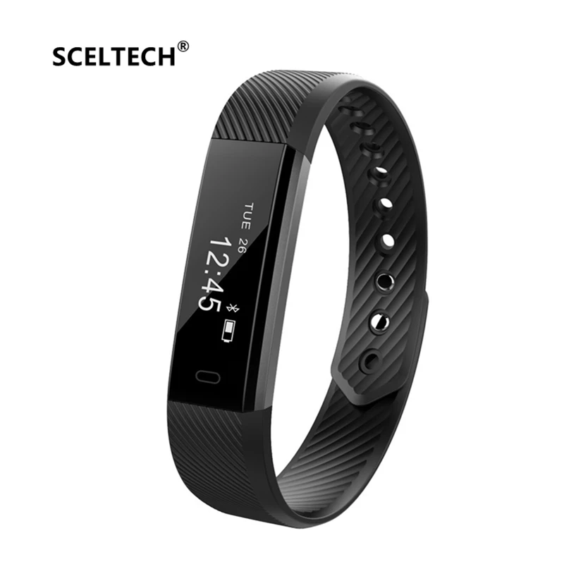 

ID115 Bluetooth Android Smart Bracelet Pedometer Fitness Tracker Step Counter Smart Band Sleep Monitor Sport Wristband For Phone