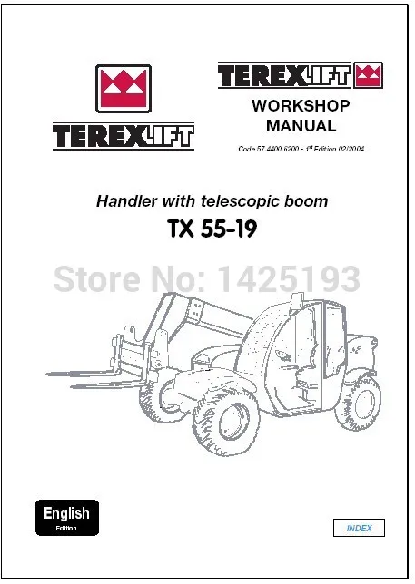 Lifts Workshop Manual and Parts Manuals forTEREX | Автомобили и мотоциклы