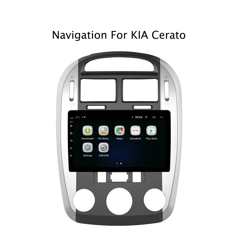 Ectwodvd 9 &quotAndroid 8 1 автомобильный dvd плеер gps навигация для Kia Cerato 2008 2009 2010 2011 2012 Радио