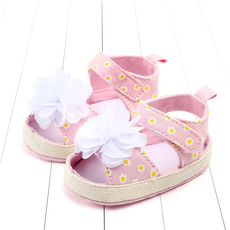 Baby Girl Sandals Summer Non-slip Crib Shoes for Girl (18)