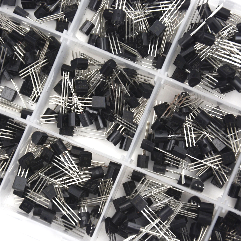 New Electronic 600Pcs 15 Value x 40 Pcs Transistor TO 92 Assortment Box