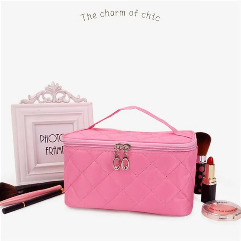 Women Travel Cosmetic Bags Diamond Lattice Zipper Men Makeup Bags Organizer Beauty Toiletry Bag Bath Wash Make Up Kits Case Women Travel Cosmetic Bags Diamond Lattice Zipper Men Makeup Bags Organizer Beauty Toiletry Bag Bath Wash Make Up Kits Case