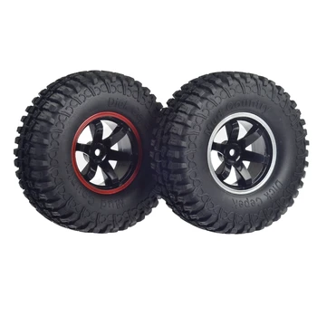 

1.9inch 4pcs Rubber Tires & Plastic Wheel For 1/10 RC Crawler Car TRX4 RC4WD D90 D110 Axial Scx10 90046