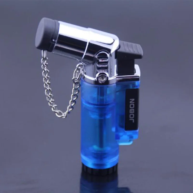 

Jobon ZB-962 45 Degree Angle Spray Gun Style Eagle Jet Torch Flame Refillable Butane Gas Windproof Lighter with Safety Cover