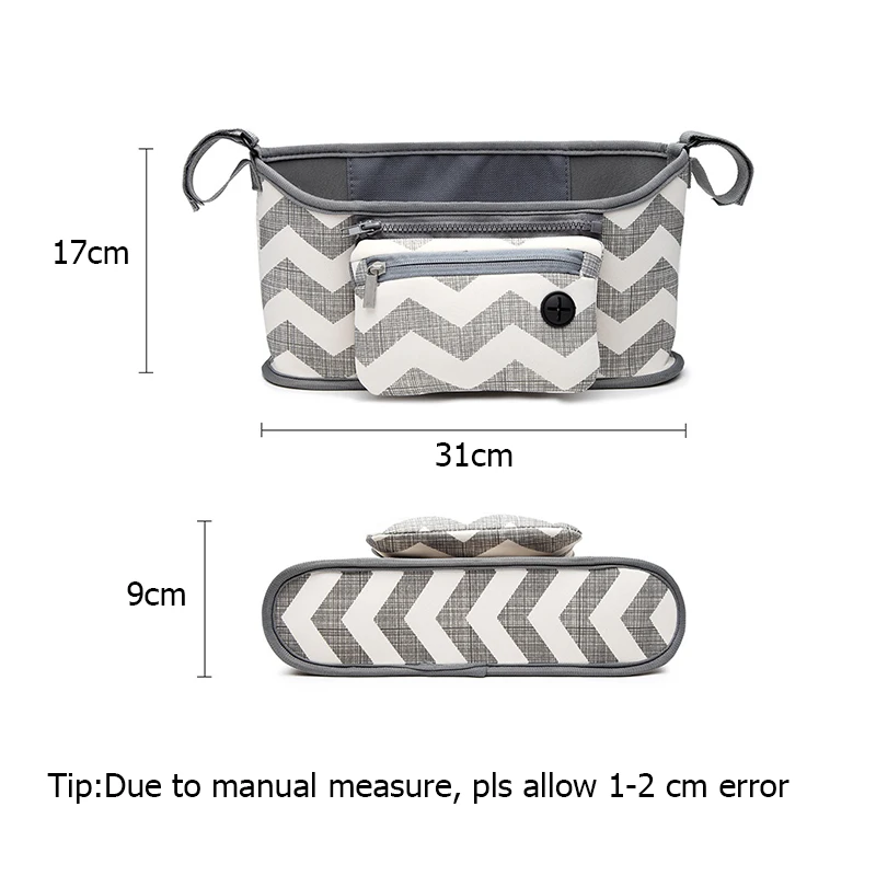 Baby Stroller Bag Organizer Toddler Nappy Diaper Bags Multifunction Stroller Holder Mummy Bag For Baby Care Accessories BB5100 (7)
