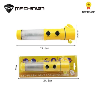 

Multifunction LED Torch Mini Pen Light Hanheld Flashlight Auto Car Inspection Lifesaving escape hammer 4-in-1 safety hammer