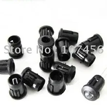 100 шт 5 мм Пластиковый черный светодиодный дисплей