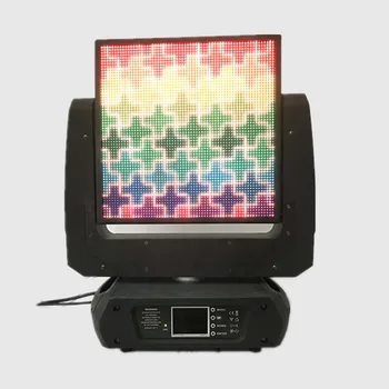 

4pcs/lot professional p5 led moving head screen video display 64x64 pixel moving head stage lighting for ktv with flight case