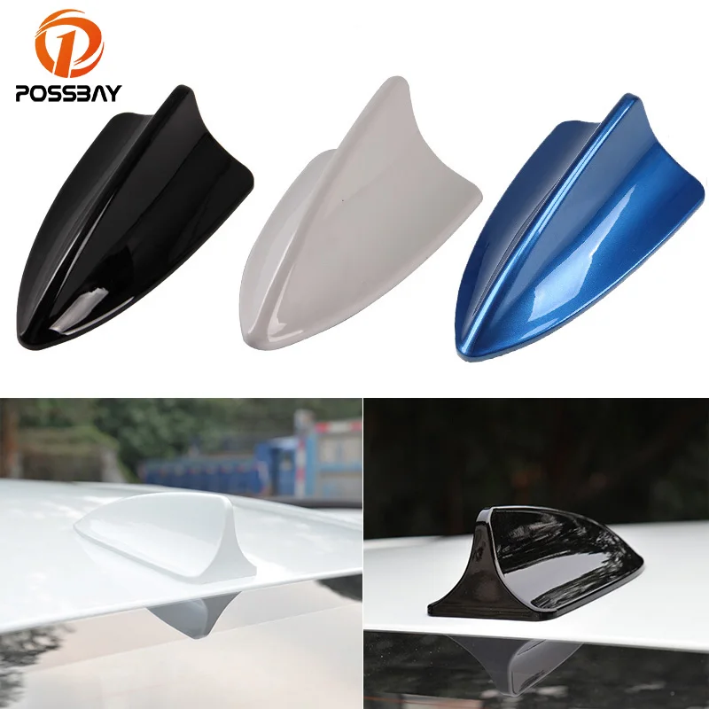 

POSSBAY Car Shark Fin Antenna Auto Decoration Aerials Roof Antennas Sticker for BMW/Honda/Toyota/Hyundai/Kia/Nissan Car Stylingr