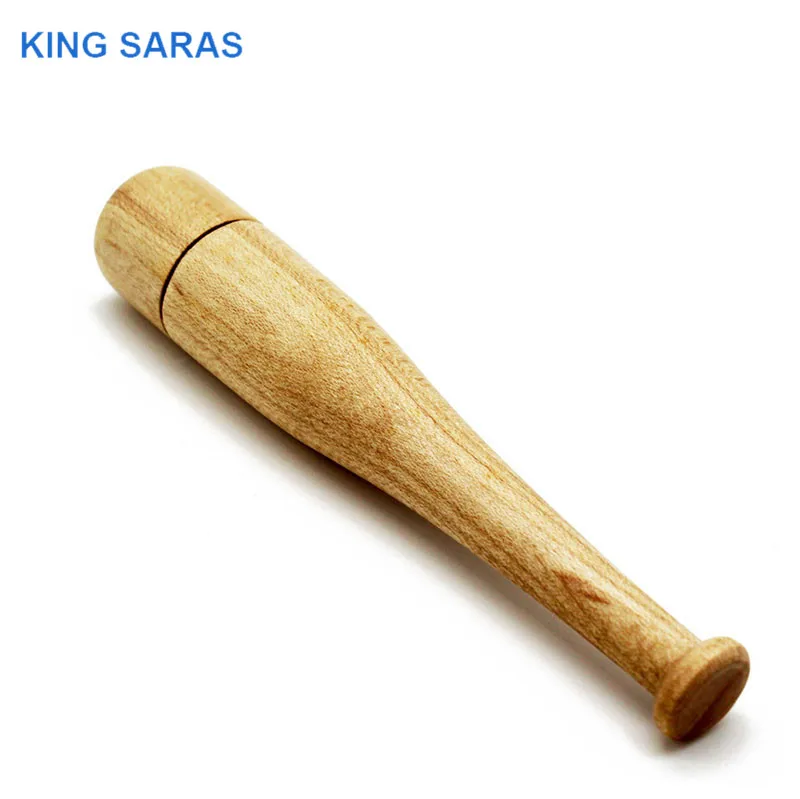 KING SARAS деревянный 64 Гб usb флеш-накопитель ручка привода 4 ГБ 8 ГБ 16 ГБ 32 ГБ Клен бейсбольная бита usb2.0