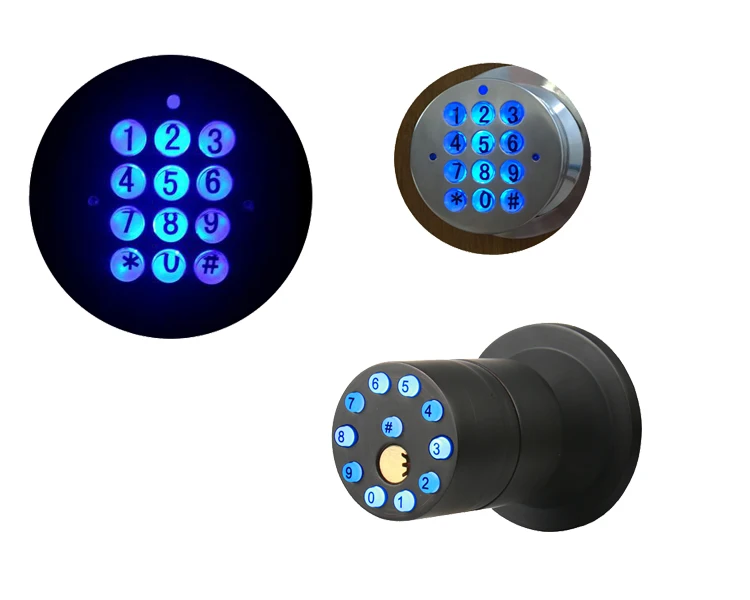 RAYKUBE Knob Digital Code Electronic Door Lock Bluetooth APP Password