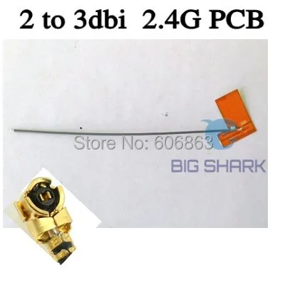 

wholesale 10pcs 2.4G 2 to 3DBI WIFI Antenna FPC flexible PCB antenna with ipex connector