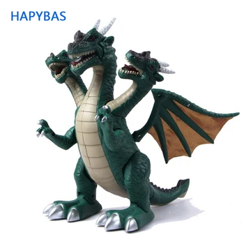 

Electronic toy Three-Headed Dinosaur toys acoustooptical electric large abs Dinosaur sound light model toy