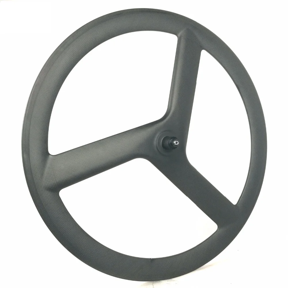 Discount CarbonWheel Fixed Gear 3Spokes Wheel 700c Carbon Wheels 3k UD Matte Glossy 23mm Width 50 Depth Carbon Road and Track Wheels 2 Discount CarbonWheel Fixed Gear 3Spokes Wheel 700c Carbon Wheels 3k UD Matte Glossy 23mm Width 50 Depth Carbon Road and Track Wheels 2
