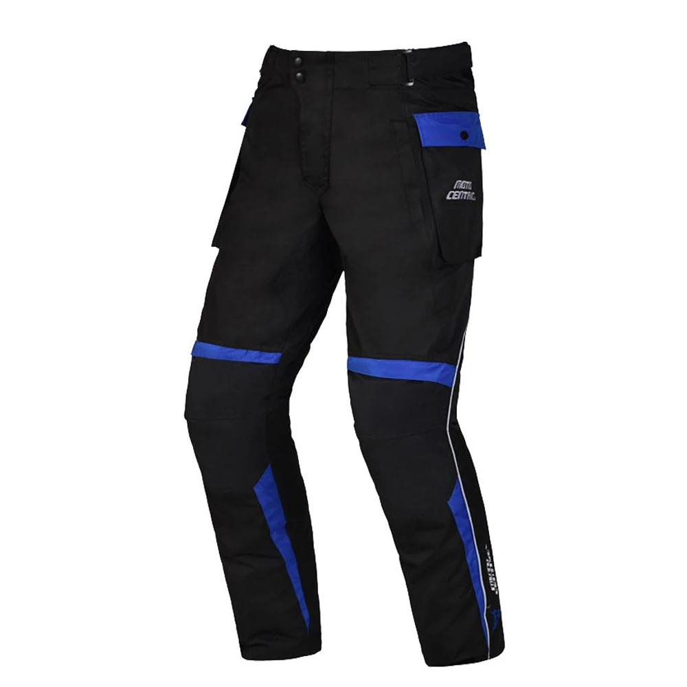 Мотоциклетная куртка для мотоциклистов, Мужская водонепроницаемая ветрозащитная байкерская куртка для езды на гонок, мотоциклетная одежда, защитное снаряжение, M-3XL Размер - Цвет: Blue Pants