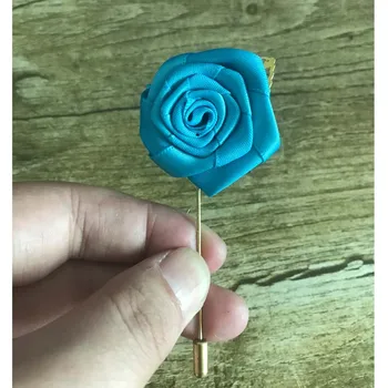 

Best Man Groom Boutonniere Gold Leaf Pin Red Silk White Rose Flower buttonhole Wedding Party Prom Man Suit Corsage Pin Brooch