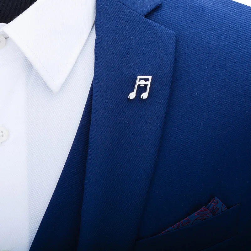 

Fine Quality Musical Notation Sign Lapel Pin Brooch All-match Elegant Sweater Ornament Pin brooch cardigan buckle ornament