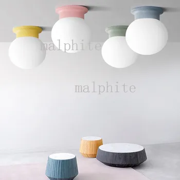 

Nordic LED Ceiling Lamp Lighting Glass Ceiling Lights Restaurant LED Decoration Luminaire Living Room Hanging Lamp Home Decor