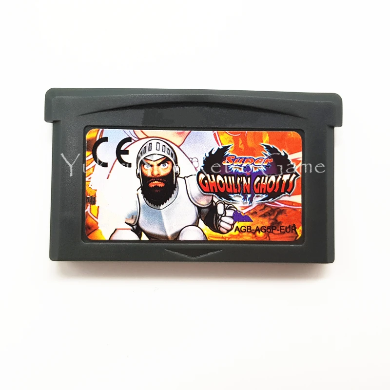 

Super Ghoul's N Ghosts Video Game Memory Cartridge Card for 32 Bit Console Accessories EU Sticker Version
