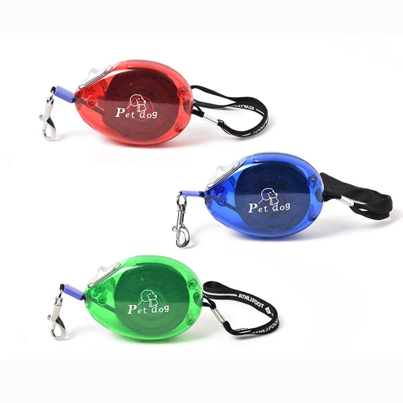 

2.5M Transparent Roulette for Dogs Retractable Leash Automatic Extending Walk Pet Leashes for Small Dog Cat Traction Rope TDL02