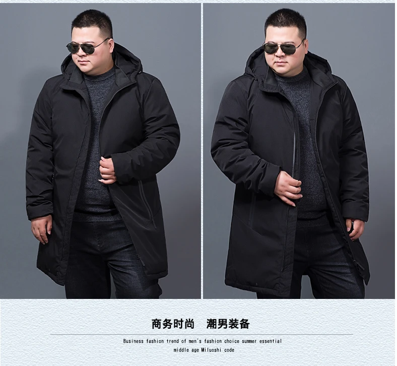Большие размеры Новинка 10XL 9XL 8XL бюст 154 см молния прибытие теплая верхняя одежда зимняя куртка мужская Толстая ветрозащитная повседневная мужская куртка