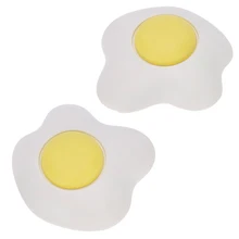 В форме яйца стены утолщение Mute милый кошелек пластиковые ручки дверной замок после защиты Pad наклейки на стену