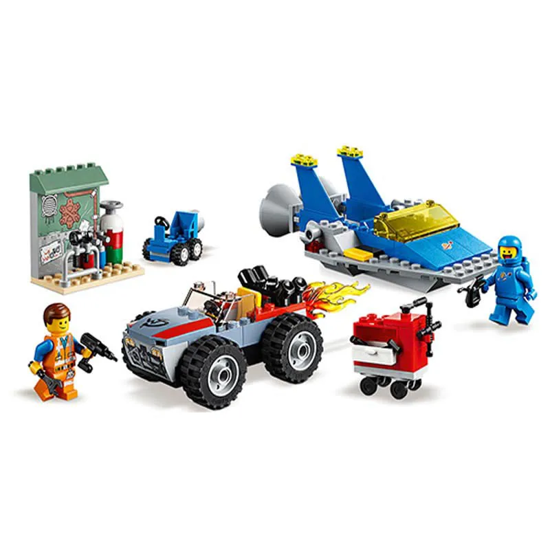 

Presale movies 2 Emmet and Benny's'Build and Fix Workshop Legoed Blocks Bricks Building Educational Toys Gift
