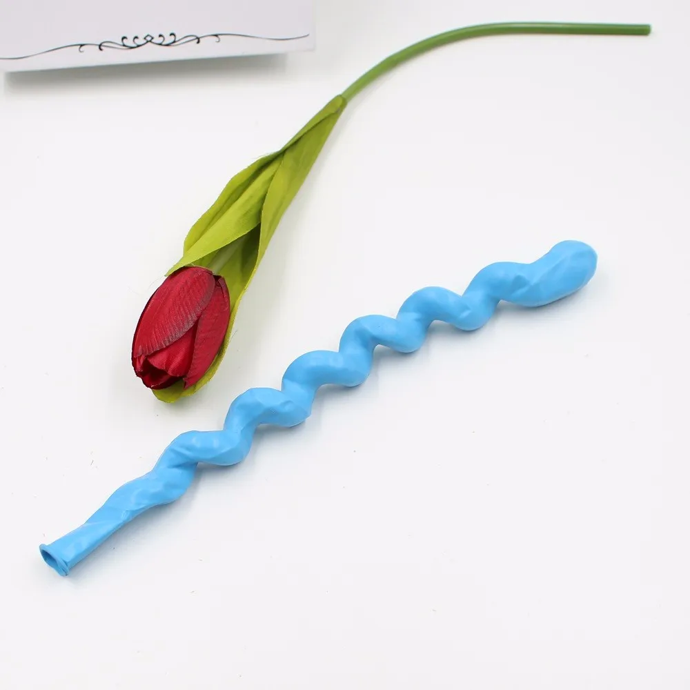 

20pcs Screw Twisted Latex Balloon Spiral Long Balloon Bar KTV Party Supplie Strip Shape Balloon Wedding celebr Inflatable Toy 7z