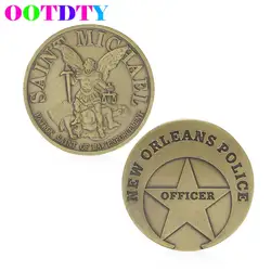 Saint Michael Новый Орлеан полиции памятная монета цинковый сплав памятная монета коллекция без валюты монеты