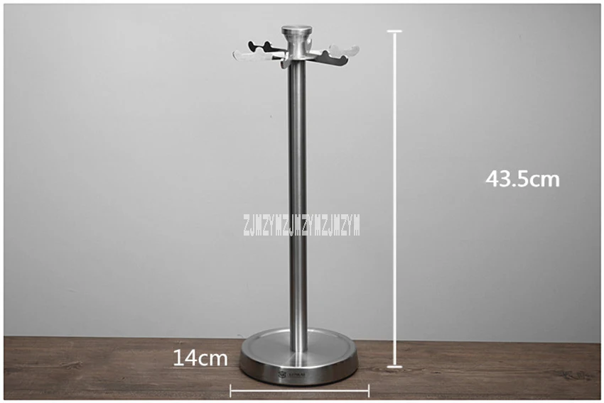 Kitchen Rotary Rack Shovel Hanger 18/10 Stainless Steel Holder Spoon Hanger Rotating Storage Shelf Cooking Tools Organizer