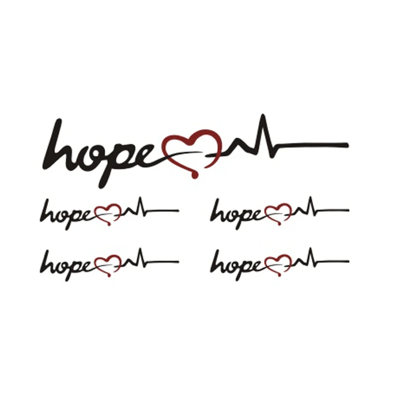 Wyuen الكلمات لصاقات وشم مؤقت إلكتروني وهمية الوشم للبالغين الاطفال على الجسم الفن مرساة للماء الوشم ل رجل امرأة L-032