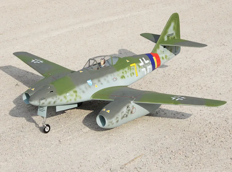 Freewing ME262 Твин 70 мм EDF RC/реактивный самолет модель цвет