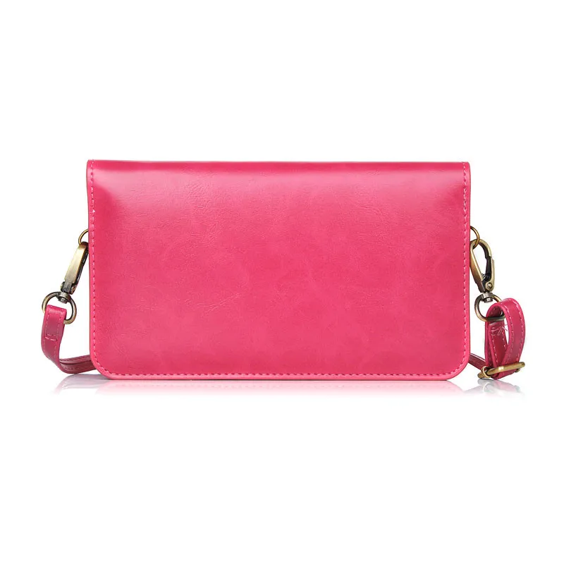 Luxury Colorful Phone Bag Universal PU Leather Pouch Crossbody Small Bags for iPhone 11 11pro max X XS Max XR 6 7 8 Plus Case case for iphone 7