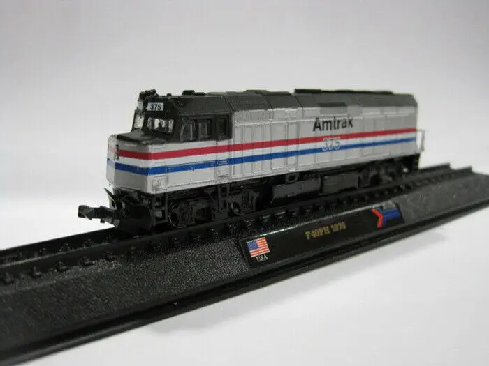 AMER COM 1/160 N масштаб локомотив F40PH Amtrak США-1976 литая модель поезда