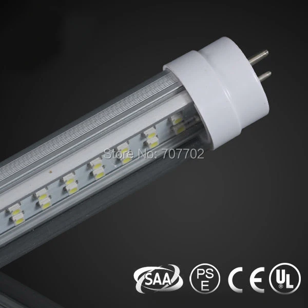 2ft SMD 3528 144 светодиодный двойная линия светодиодный ламповый светильник светодиодный люминесцентная лампа T8 G13 AC85-265V 18 Вт SMD3528 2000lm 0,6 м 600 мм 10 шт